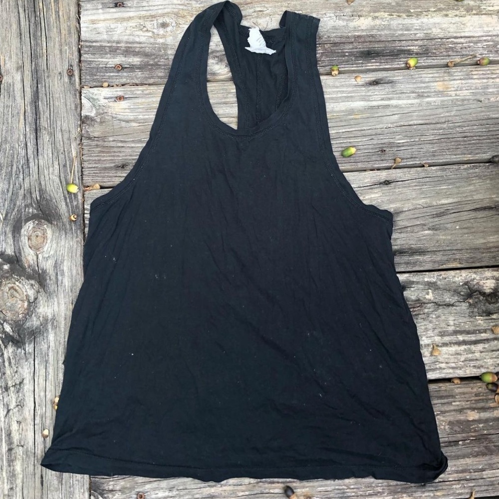 Acacia Black Tank Top